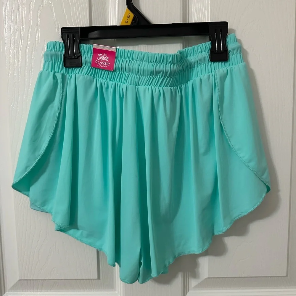 Justice Light blue Kids Shorts